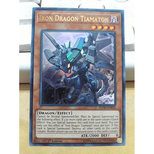 Iron Dragon Tiamaton - FLOD-EN032 - Ultra Rare