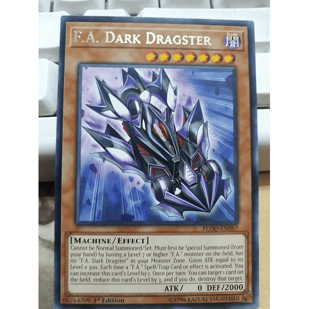 F.A. Dark Dragster - FLOD-EN087 - Rare 