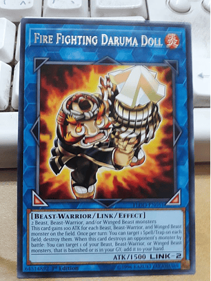 Fire Fighting Daruma Doll - FLOD-EN051 - Rare