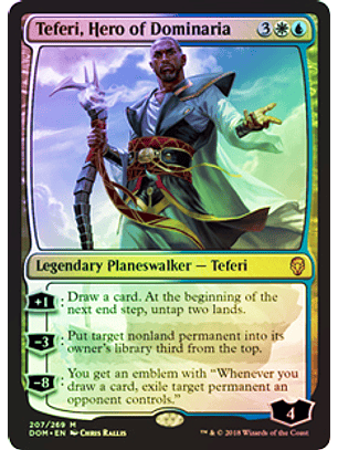 Teferi, Hero of Dominaria - DOM - M ★