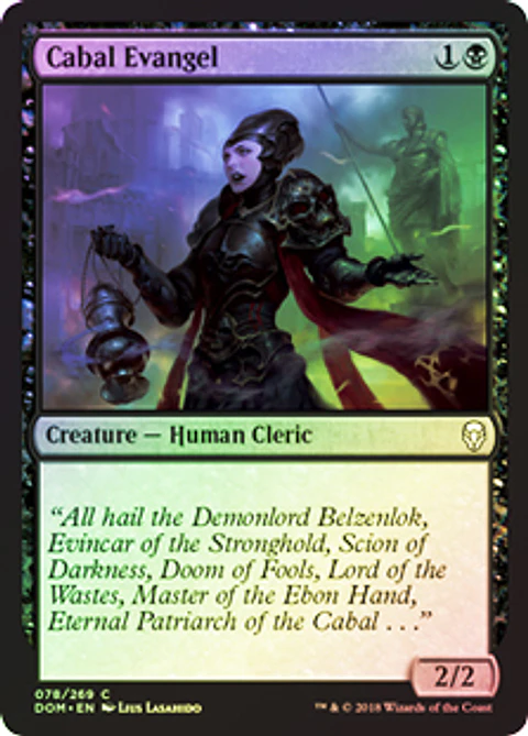 Cabal Evangel - DOM - C ★