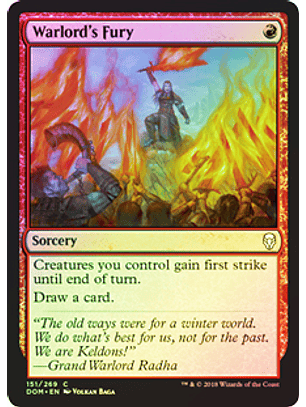 Warlord's Fury - DOM - C ★