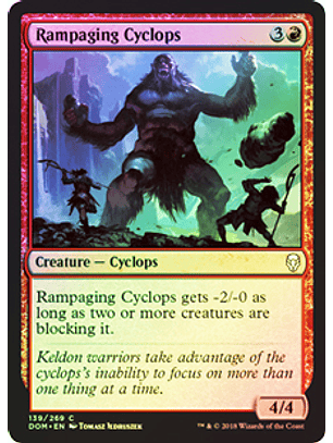 Rampaging Cyclops - DOM - C