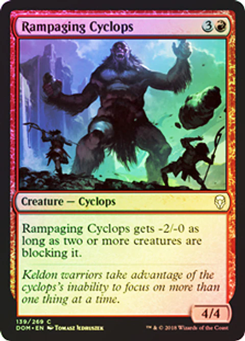 Rampaging Cyclops - DOM - C