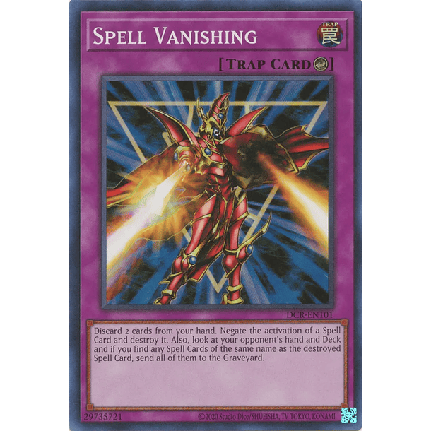 Spell Vanishing - DCR-EN101 - Super Rare Unlimited (25th Reprint)