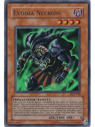 Exodia Necross - DCR-EN020 - Ultra Rare Unlimited (25th Reprint)