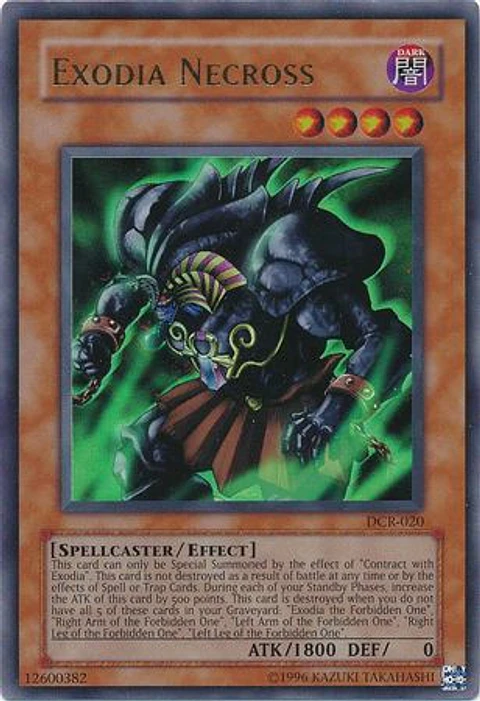 Exodia Necross - DCR-EN020 - Ultra Rare Unlimited (25th Reprint)