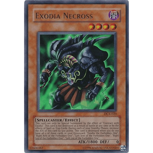 Exodia Necross - DCR-EN020 - Ultra Rare Unlimited (25th Reprint)