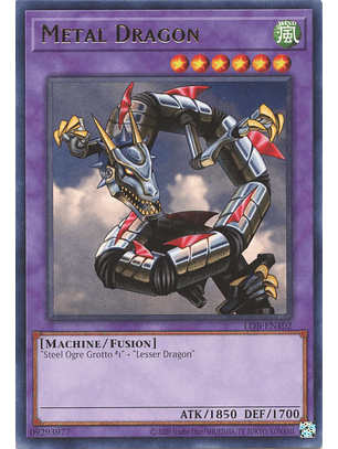 Metal Dragon - LOB-EN102 - Rare Unlimited (25th Reprint)