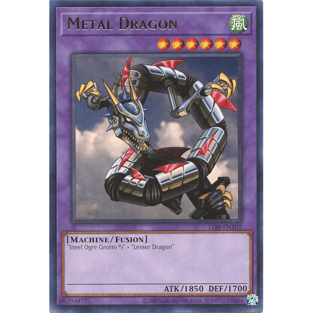 Metal Dragon - LOB-EN102 - Rare Unlimited (25th Reprint)