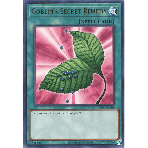 Goblin's Secret Remedy - LOB-EN099 - Rare Unlimited (25th Reprint)