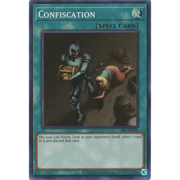 Confiscation - SRL-EN038 - Super Rare Unlimited (25th Reprint)