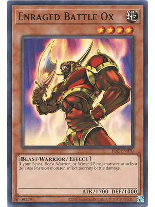 Enraged Battle Ox - IOC-EN070 - Rare Unlimited (25th Reprint)