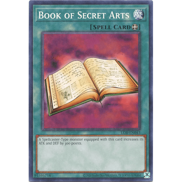 Book of Secret Arts - LOB-EN043 - Common Unlimited (25th Reprint)