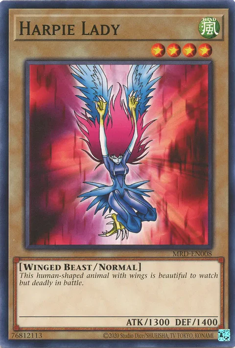 Harpie Lady - MRD-EN008 - Common Unlimited (25th Reprint)