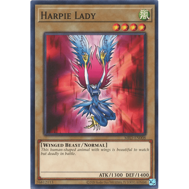 Harpie Lady - MRD-EN008 - Common Unlimited (25th Reprint)