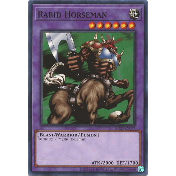 Rabid Horseman - MRD-EN077 - Common Unlimited (25th Reprint)