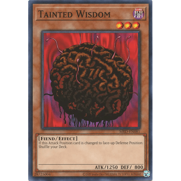 Tainted Wisdom - MRD-EN081 - Common Unlimited (25th Reprint)