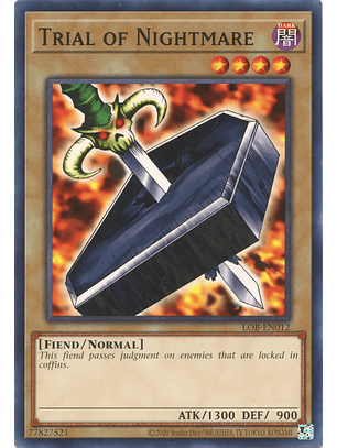 Trial of Nightmare - LOB-EN012 - Common Unlimited (25th Reprint)