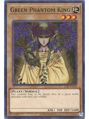 Green Phantom King - LOB-EN034 - Common Unlimited (25th Reprint)