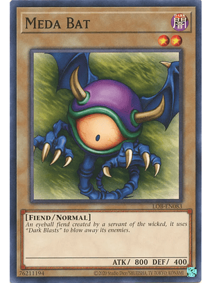 Meda Bat - LOB-EN083 - Common Unlimited (25th Reprint)