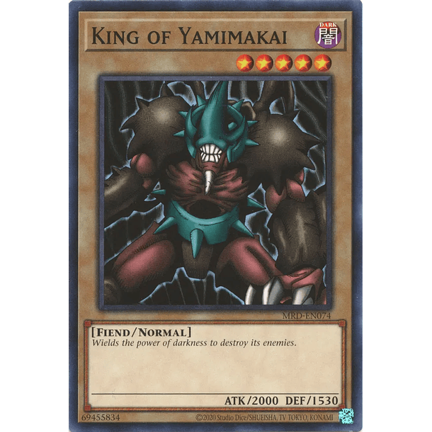 King of Yamimakai - MRD-EN074 - Common Unlimited (25th Reprint)