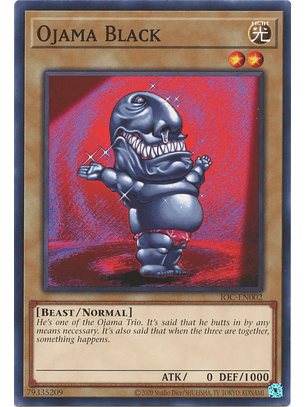 Ojama Black - IOC-EN002 - Common Unlimited (25th Reprint)