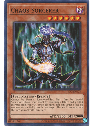 Chaos Sorcerer - IOC-EN023 - Common Unlimited (25th Reprint)