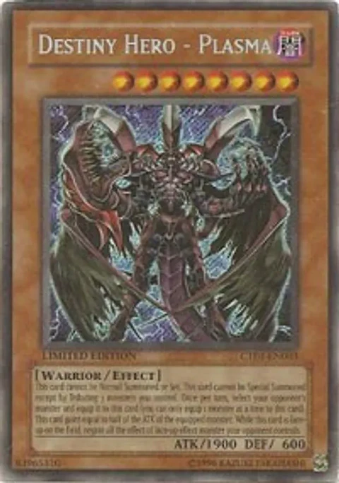 Destiny Hero - Plasma - CT04-EN003 - Secret Rare