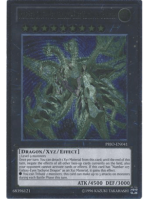 Ultimate Rare - Number C107: Neo Galaxy-Eyes Tachyon Dragon - PRIO-EN041 Unlimited