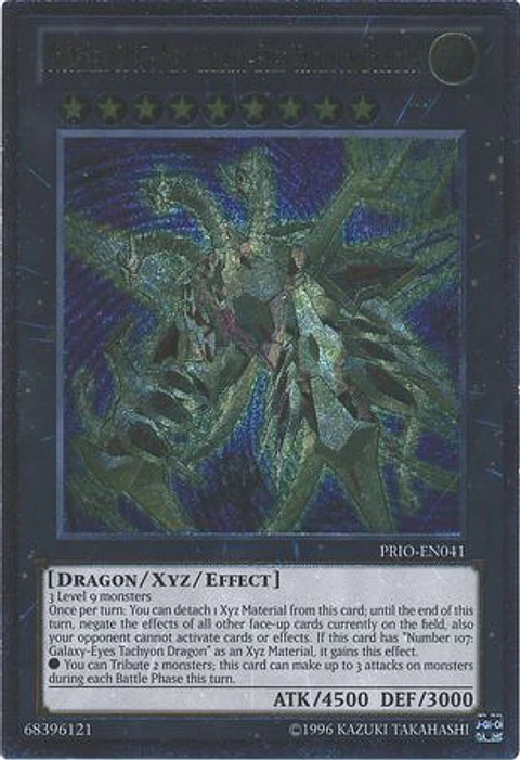 Ultimate Rare - Number C107: Neo Galaxy-Eyes Tachyon Dragon - PRIO-EN041 Unlimited