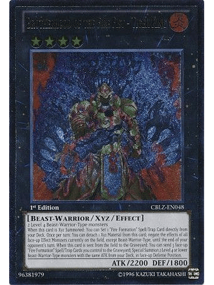 Ultimate Rare - Brotherhood of the Fire Fist - Tiger King - CBLZ-EN048 1st Edition