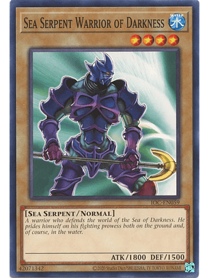 Sea Serpent Warrior of Darkness - IOC-EN059 - Common (25th Reprint)