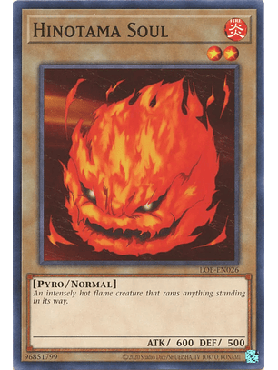 Hinotama Soul - LOB-EN026 - Common Unlimited (25th Reprint)