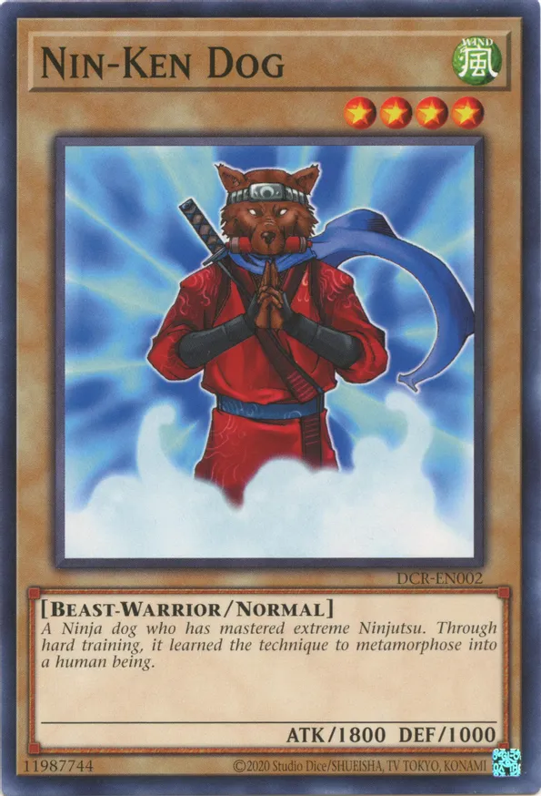 Nin-Ken Dog - DCR-EN002 - Common Unlimited (25th Reprint) 1