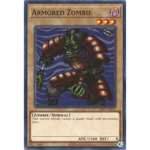 Armored Zombie - MRD-EN013 - Common Unlimited (25th Reprint)