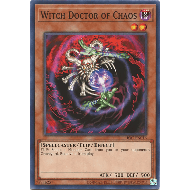 Witch Doctor of Chaos - IOC-EN016 - Common Unlimited (25th Reprint)