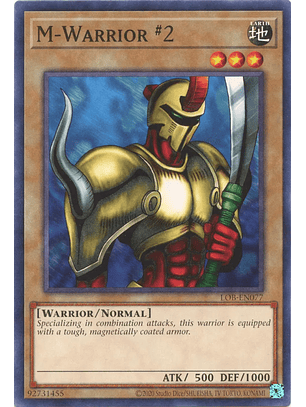 M-Warrior #2 - LOB-EN077 - Common Unlimited (25th Reprint)