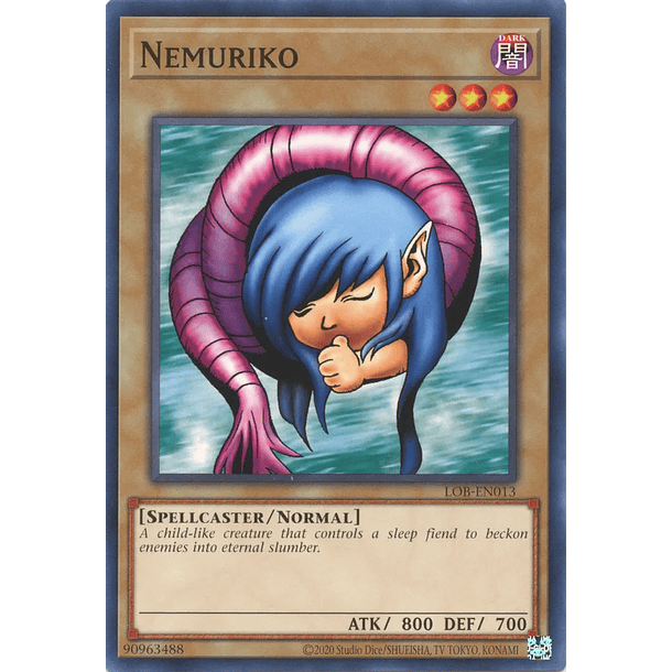 Nemuriko - LOB-EN013 - Common Unlimited (25th Reprint)