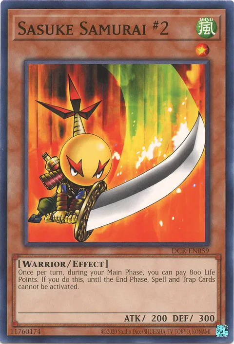 Sasuke Samurai #2 - DCR-EN059 - Common Unlimited (25th Reprint)