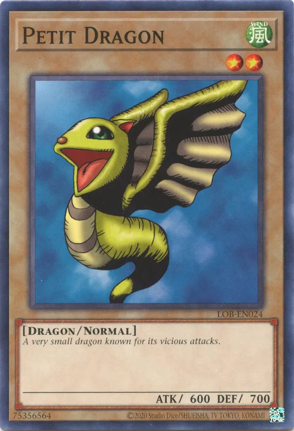 Petit Dragon - LOB-EN024 - Common Unlimited (25th Reprint) 1