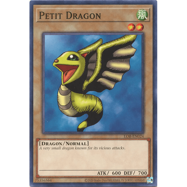 Petit Dragon - LOB-EN024 - Common Unlimited (25th Reprint)