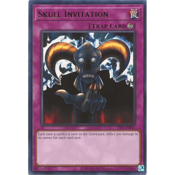 Skull Invitation - PSV-EN056 - Rare Unlimited (25th Reprint)