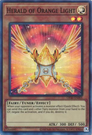 Herald of Orange Light - OP20-EN005 - Super Rare 1