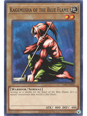 Kagemusha of the Blue Flame - LOB-EN028 - Common Unlimited (25th Reprint)