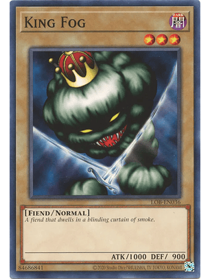 King Fog - LOB-EN036 - Common Unlimited (25th Reprint)