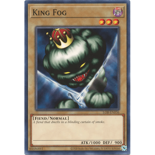 King Fog - LOB-EN036 - Common Unlimited (25th Reprint)