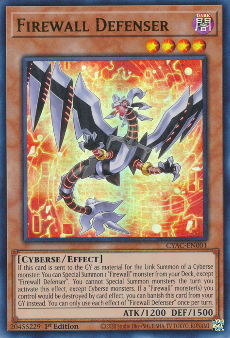 Firewall Defenser - CYAC-EN001 - Ultra Rare  1