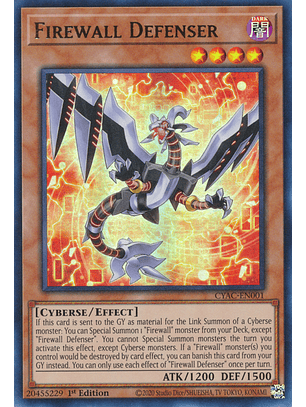 Firewall Defenser - CYAC-EN001 - Ultra Rare 