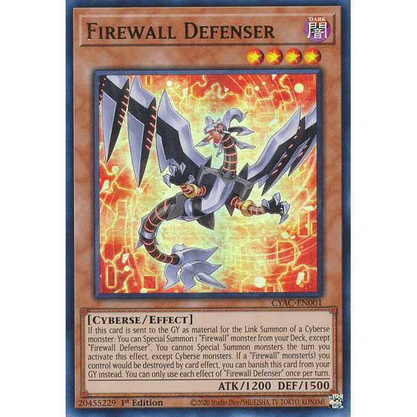 Firewall Defenser - CYAC-EN001 - Ultra Rare 